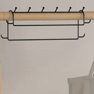 2 Pack 16 Inch Magic Hanger Closet Organizer Metal Heavy Duty Storage Black